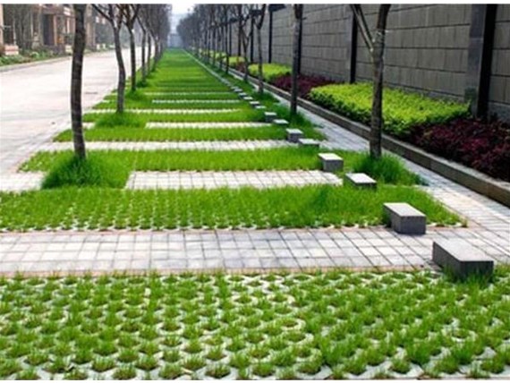 昆明生态城市建设的一块砖—植草砖